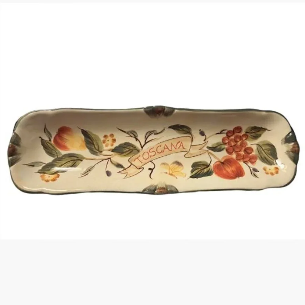 Certified International La Toscana Serving Bowl by Pamela Gladding EUC